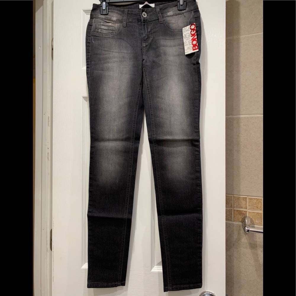 Bongo Skinny Jeans, Black, Size 3